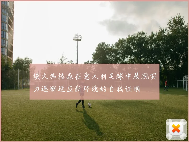 埃文弗格森在意大利足球中展现实力逐渐适应新环境的自我证明
