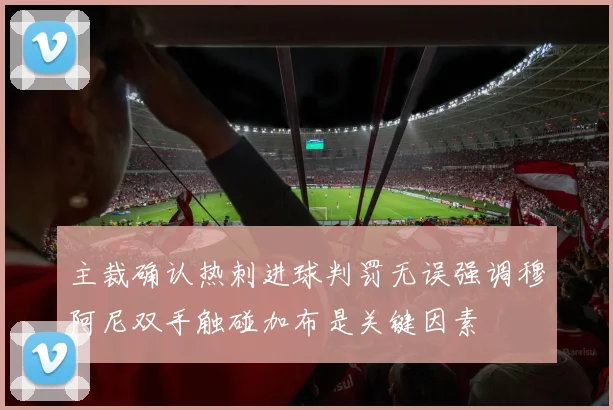 主裁确认热刺进球判罚无误强调穆阿尼双手触碰加布是关键因素